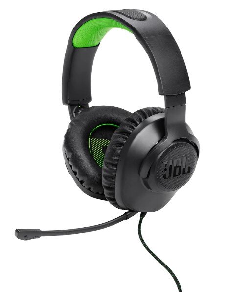 JBL Quantum 100X juhtmega mänguri kõrvaklapid (Xbox Edition) JBLQ100XBLKGRN цена и информация | Kõrvaklapid | kaup24.ee