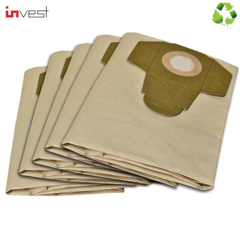 Invest Eco Paper Vacuum Cleaner bags De Longhi Pental Compra Domoscout / Knaufland (5pcs.) hind ja info | Tolmuimejate lisatarvikud | kaup24.ee