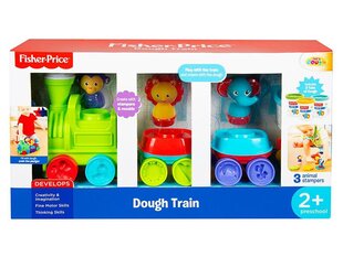 Поезд + тесто Fisher Price 3 цвета цена и информация | Развивающие игрушки | kaup24.ee