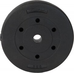 Весовой диск EB Fit FI30 5 кг, черный цена и информация | Грузы, гантели, грифы | kaup24.ee