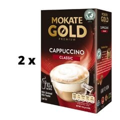 Кофейный напиток MOKATE Gold Premium Cappuccino Classic, 10 х 14 г х 2 шт. упаковка цена и информация | Кофе, какао | kaup24.ee