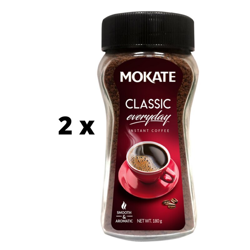 Lahustuv kohv Mokate Everyday Classic, 180 g x 2 tk hind ja info | Kohv, kakao | kaup24.ee