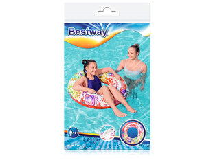 Bestway Täispuhutav ujumisratas, 91cm, punane hind ja info | Täispuhutavad veemänguasjad ja ujumistarbed | kaup24.ee