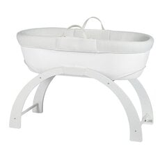 Кроватка с основанием Shnuggle Moses Basket Dreami, белая цена и информация | Детские кроватки | kaup24.ee