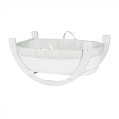 Beebivoodi koos alusega Shnuggle Moses Basket, Dreami White hind ja info | Beebivoodid | kaup24.ee