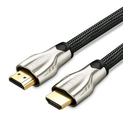 Ugreen HD102 HDMI Cable Metal Connector with Nylon Braid 1.5m Gold hind ja info | Kaablid ja juhtmed | kaup24.ee