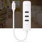 Ugreen 4-in-1 USB HUB Type C - 3x USB Type A 3.1 Gen 1 + RJ45 PD white (CM416 50620) hind ja info | USB jagajad, adapterid | kaup24.ee