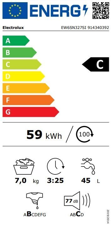 Electrolux EW6SN327SI цена и информация | Pesumasinad | kaup24.ee