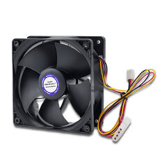 Вентилятор 120 мм Qoltec 50714 ForceFan 6000 RPM цена и информация | Компьютерные вентиляторы | kaup24.ee