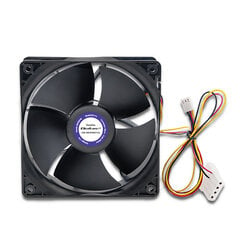 Qoltec 50714 ForceFan 6000 RPM fan 120mm hind ja info | Arvuti ventilaatorid | kaup24.ee