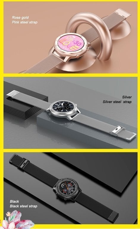 Pacific 17 Steel Silver + White цена и информация | Nutikellad (smartwatch) | kaup24.ee