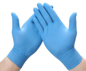 Перчатки нитриловые одноразовые Luximed Medical XL 100 шт. цена и информация | Рабочие перчатки | kaup24.ee