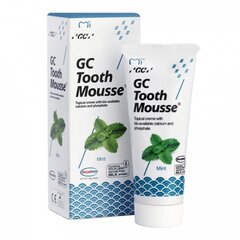 Реминерализующая зубная паста GC Tooth Mousse Recaldent без фтора, мята, 35 мл цена и информация | Для ухода за зубами | kaup24.ee