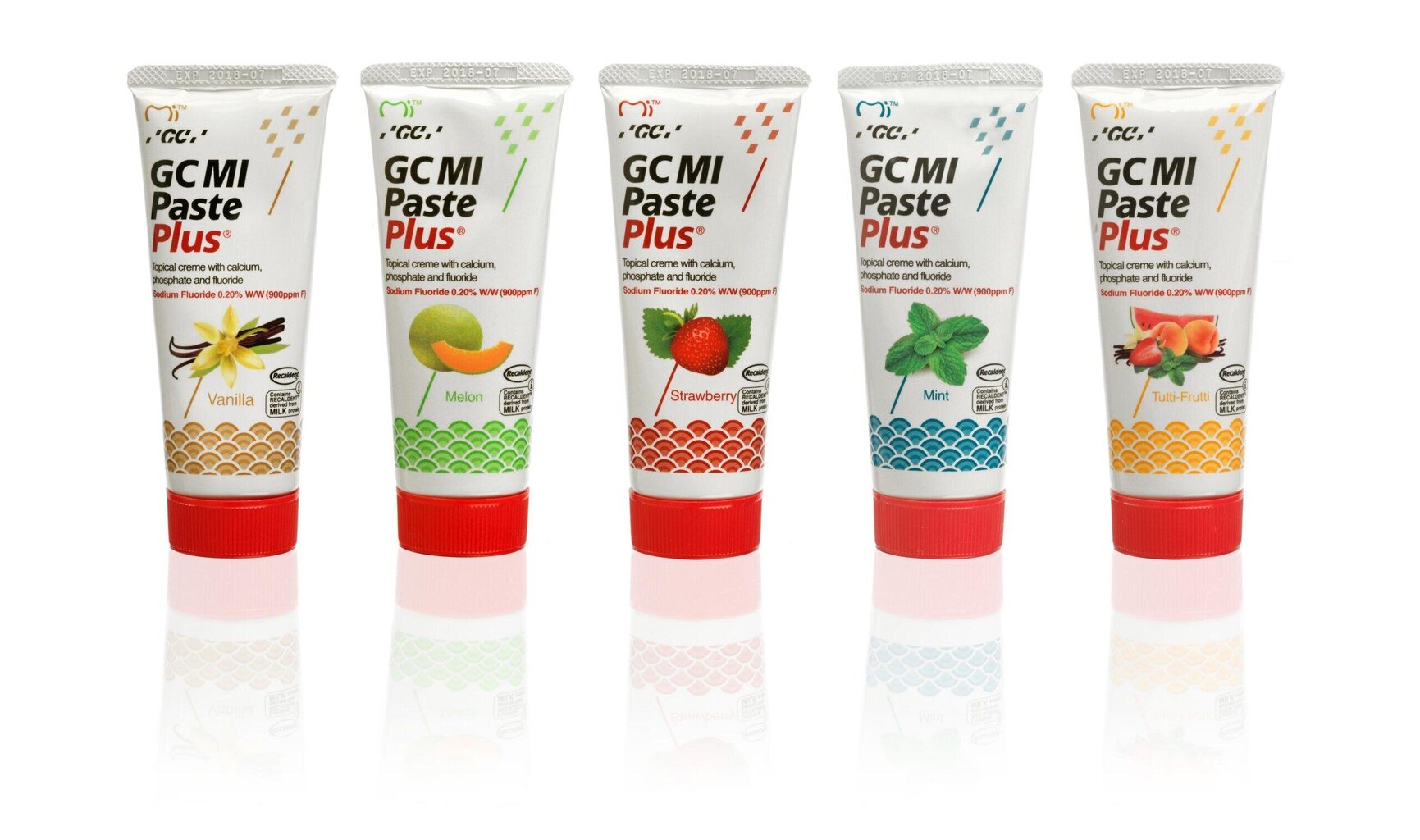 Fluoriidiga hambakreem GC Mi Paste Plus Recaldent, tutti-frutti maitsega, 35 ml hind ja info | Suuhügieen | kaup24.ee