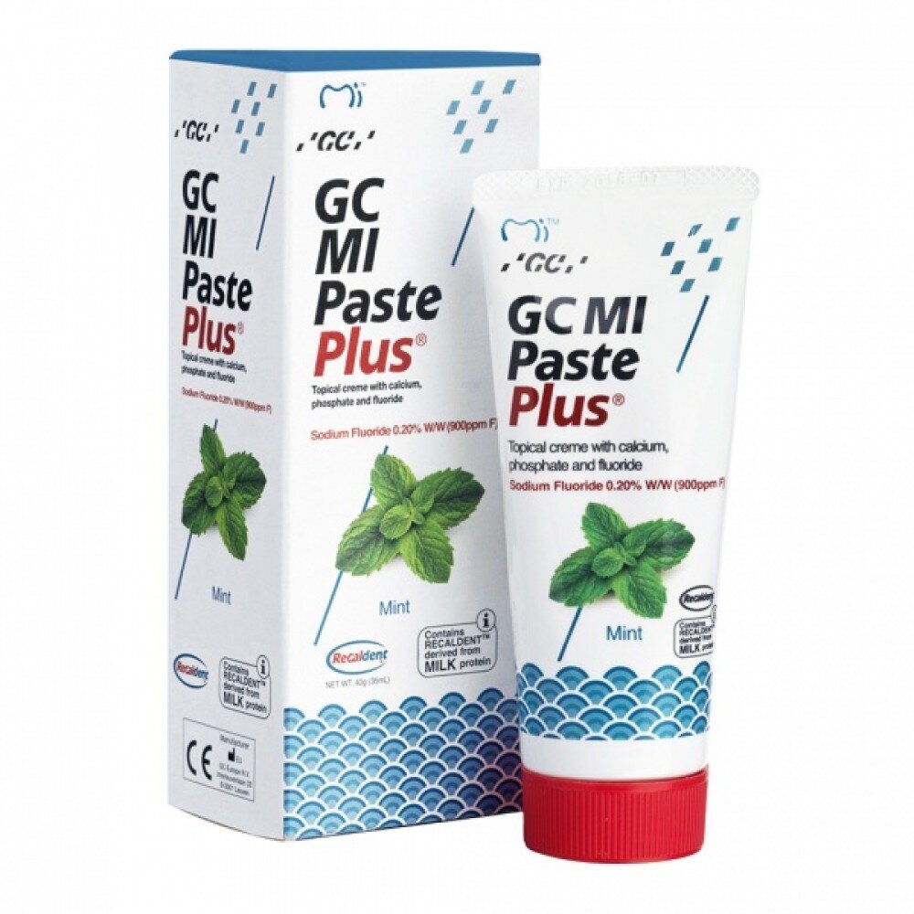 Fluoriidiga hambakreem GC Mi Paste Plus Recaldent, piparmünt maitsega, 35 ml цена и информация | Suuhügieen | kaup24.ee