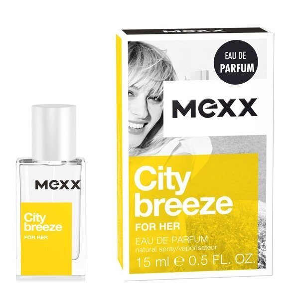 Mexx City Breeze For Her EDP naistele 15 ml цена и информация | Naiste parfüümid | kaup24.ee