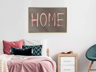 Poster Simply Home, kuldne raam цена и информация | Картины, живопись | kaup24.ee