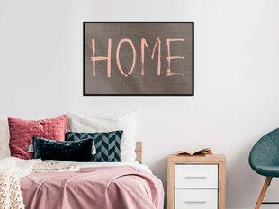 Poster Simply Home, must raam hind ja info | Seinapildid | kaup24.ee