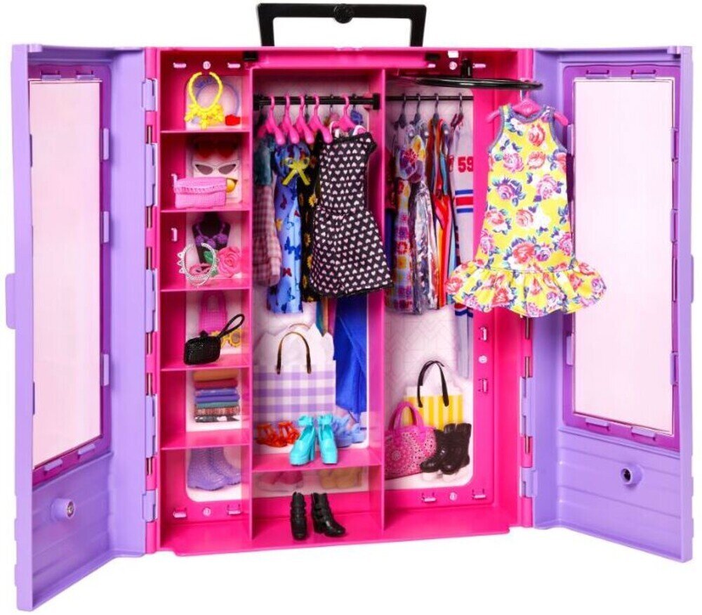 Barbie riiete ja aksessuaaride kapp hind ja info | Tüdrukute mänguasjad | kaup24.ee
