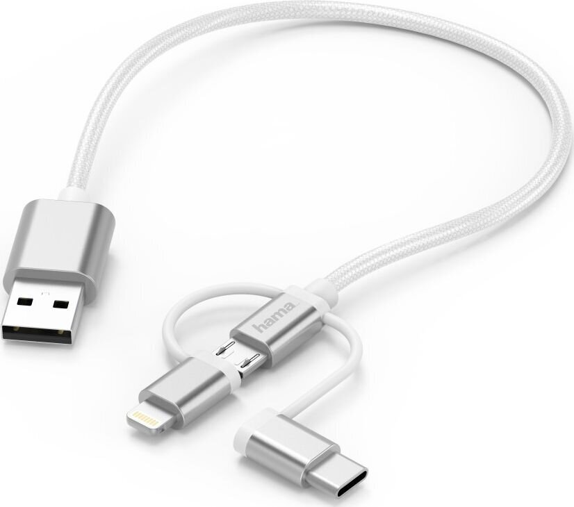 Hama 001833060000, USB - Lightning, 0.2 m hind ja info | Mobiiltelefonide kaablid | kaup24.ee