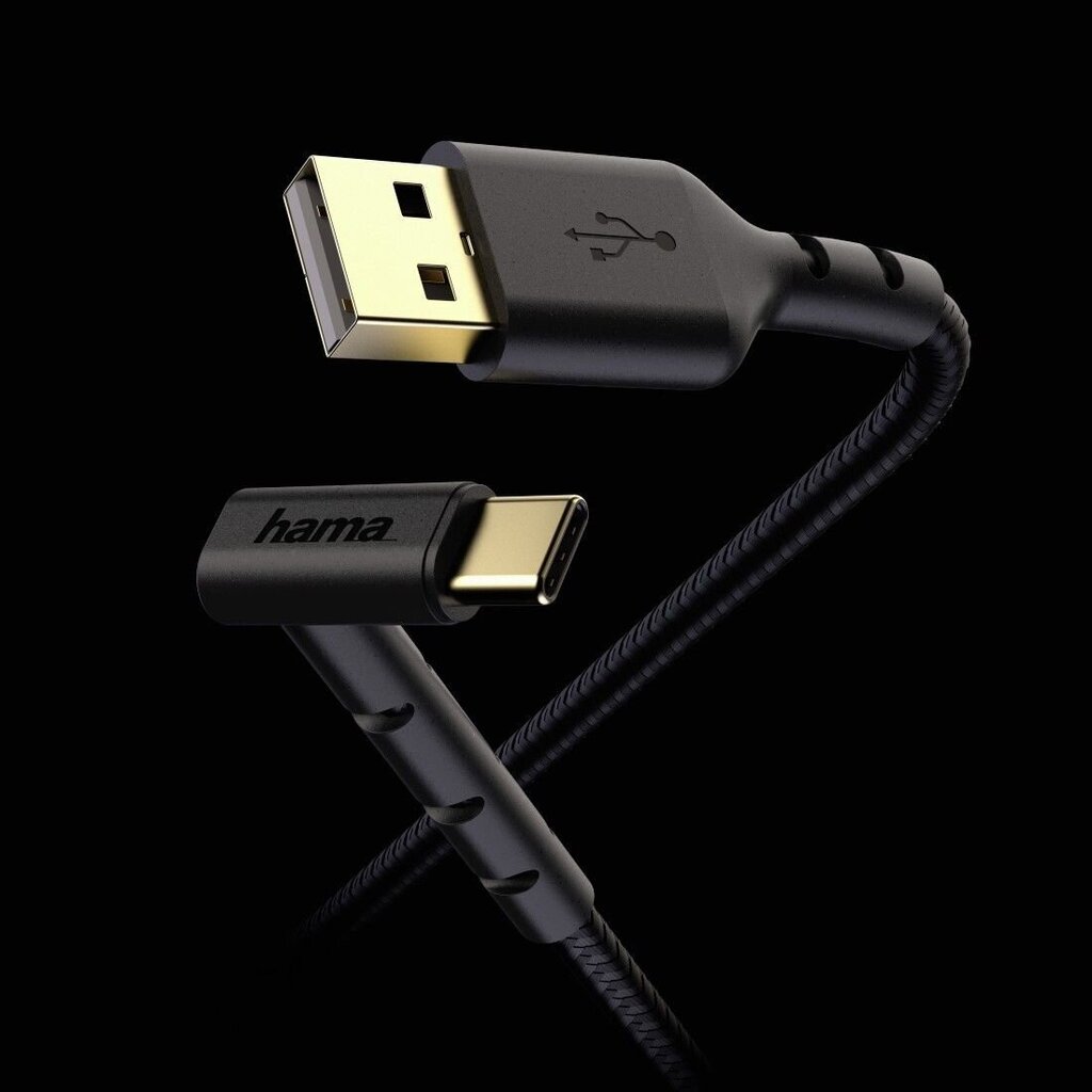 Hama, USB-A - USB-C, 1.5 m hind ja info | Mobiiltelefonide kaablid | kaup24.ee