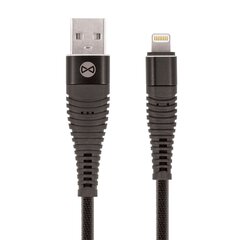 Forever 8-pin cable for iPhone Shark black цена и информация | Borofone 43757-uniw | kaup24.ee