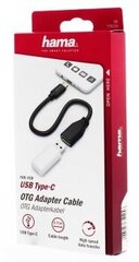 Hama 001782580000, USB-A-USB-C, 0.15 m цена и информация | Кабели для телефонов | kaup24.ee