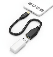 Hama 001782580000, USB-A-USB-C, 0.15 м цена и информация | Borofone 43757-uniw | kaup24.ee