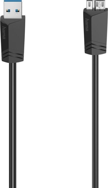Hama, USB 3.0 A - micro USB B, 0.75 m hind ja info | Mobiiltelefonide kaablid | kaup24.ee