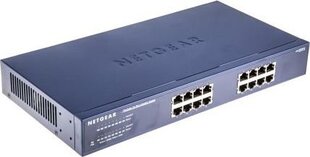 Netgear 16 x 10/100/1000 Ethernet Switch Rack-mountable цена и информация | Маршрутизаторы (роутеры) | kaup24.ee