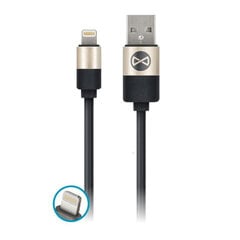 Forever USB cable for iPhone 8-pin modern black цена и информация | Кабели для телефонов | kaup24.ee