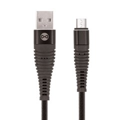 Forever micro-USB cable Shark black цена и информация | Borofone 43757-uniw | kaup24.ee