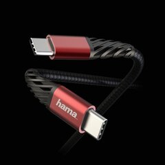 Hama 001872190000, USB-C, 1.5 m hind ja info | Mobiiltelefonide kaablid | kaup24.ee