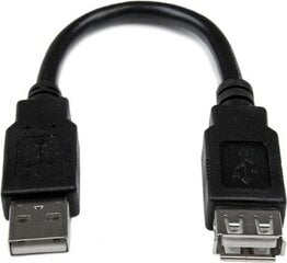 StarTech USBEXTAA6IN, USB-A, 0,15 м цена и информация | Кабели для телефонов | kaup24.ee
