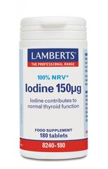 Jood 150mcg tabletid N180 цена и информация | Витамины, пищевые добавки, препараты для хорошего самочувствия | kaup24.ee