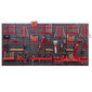 Hoiusüsteemi seinariiul 158 x 78 cm hind ja info | Tööriistakastid, tööriistahoidjad | kaup24.ee