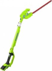 Poolusega hekilõikur Greenworks, 24 V, G24PH51 - 2300707 цена и информация | Кусторезы, ножницы для газона | kaup24.ee