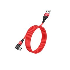 HOCO USB kaabel - U100 3A USB-C 1.2m punane цена и информация | Borofone 43757-uniw | kaup24.ee