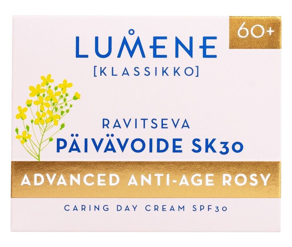 Päevakreem Lumene Klassikko Advanced Anti-Age Rosy Caring SPF30 50 ml hind ja info | Näokreemid | kaup24.ee