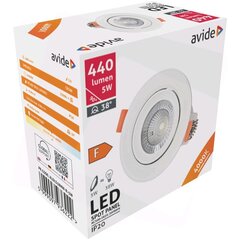 Led laevalgusti Avide, 5W 4000K, Ø90 mm, ümmargune hind ja info | Avide Mööbel ja sisustus | kaup24.ee