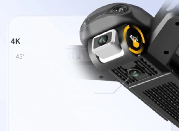 Droon 4K kaameraga 4DF6 4DRC V12 60 min, identifitseerimine 500 m hind ja info | Droonid | kaup24.ee