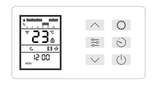 Konvektor kütteseade WARMTEC EWE+ 1000 Wi-Fi, valge цена и информация | Küttekehad | kaup24.ee