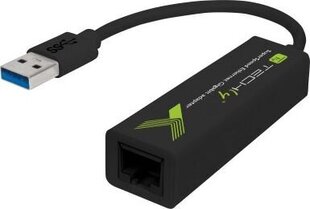 Võrguadapter Techly USB-A 3.0 Gigabit Ethernet RJ45 hind ja info | USB jagajad, adapterid | kaup24.ee