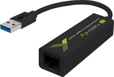 Võrguadapter Techly USB-A 3.0 Gigabit Ethernet RJ45 цена и информация | USB jagajad, adapterid | kaup24.ee