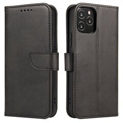 Magnet Case elegant bookcase type case with kickstand for Samsung Galaxy A32 5G black (Black) hind ja info | Telefoni kaaned, ümbrised | kaup24.ee