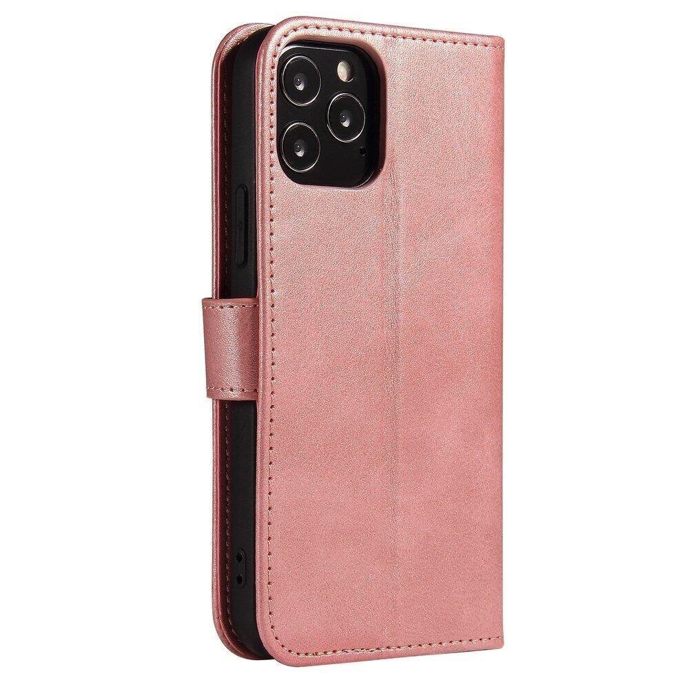 Magnet Case elegant bookcase type case with kickstand for Samsung Galaxy A42 5G pink (Pink) hind ja info | Telefoni kaaned, ümbrised | kaup24.ee