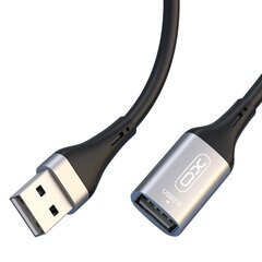 XO extension cable NB219 USB 2.0 black 2 м цена и информация | Кабели для телефонов | kaup24.ee