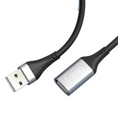 XO extension cable NB219 USB 2.0 black 2 м цена и информация | Кабели для телефонов | kaup24.ee