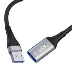 XO extension cable NB220 USB 3.0 black 2m hind ja info | Mobiiltelefonide kaablid | kaup24.ee