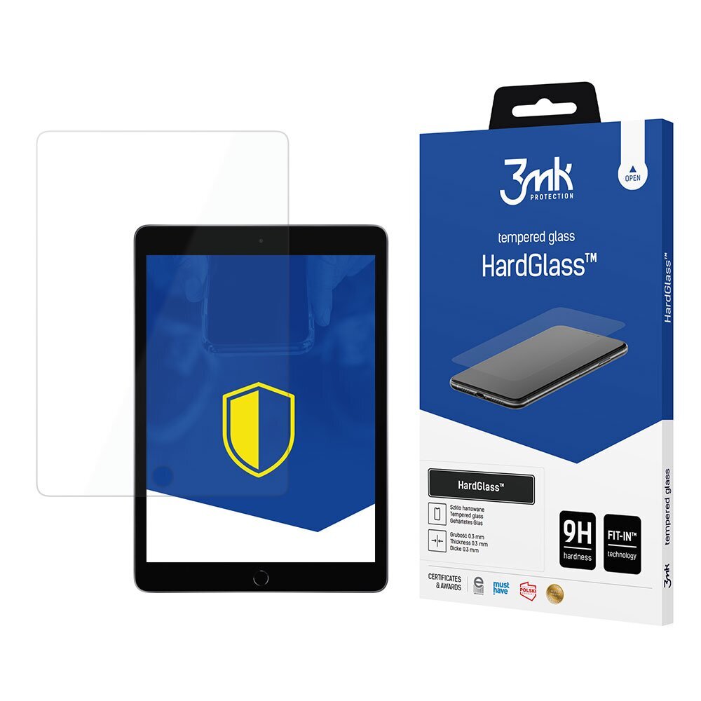 Apple iPad 10.2" 8gen/9gen - 3mk HardGlass™ 11'' screen protector цена и информация | Tahvelarvuti lisatarvikud | kaup24.ee